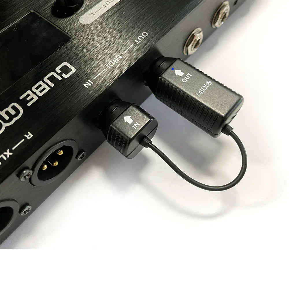M-vave Wireless MIDI System Bluetooth MIDI Adapter 5-PIN DIN ,Instead of MIDI Cable for Piano Keyboard,Android,ios