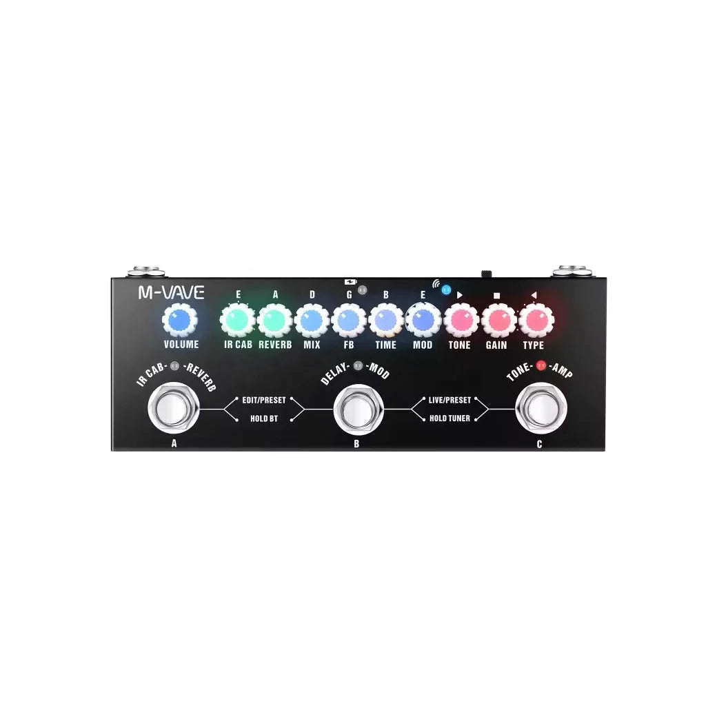 M-VAVE CUBE BABY Series Multi-Effects Processor for Guitar & Bass Pedal