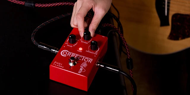 FLAMMA FV01 Vocal Effects Processor Pitch Correction with Delay Reverb Effects for Microphone Amplifier Stompbox Guitar