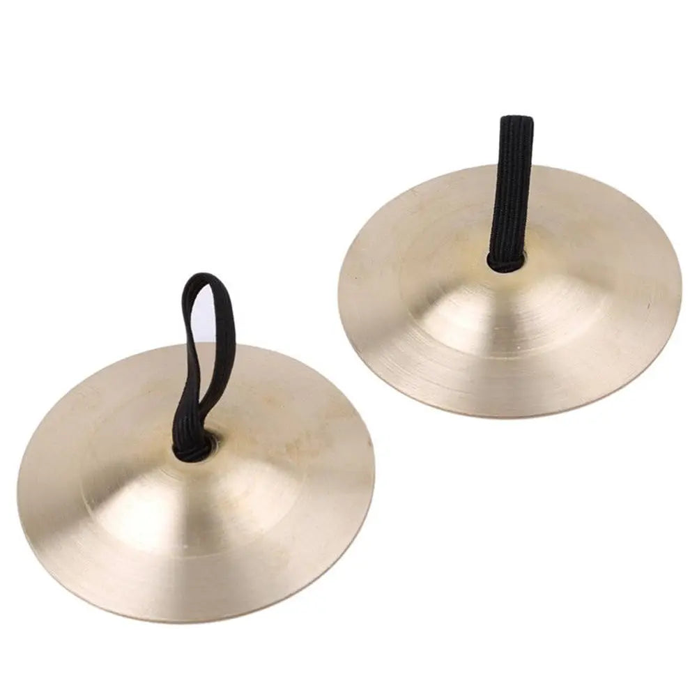 1 Pair Belly Iron Dance Finger Cymbal Brass Musical Instrument Dancing Music Equipment Accessories Percussion Instrument