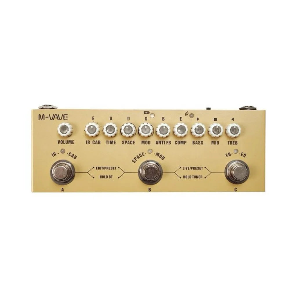 M-VAVE CUBE BABY Series Multi-Effects Processor for Guitar & Bass Pedal