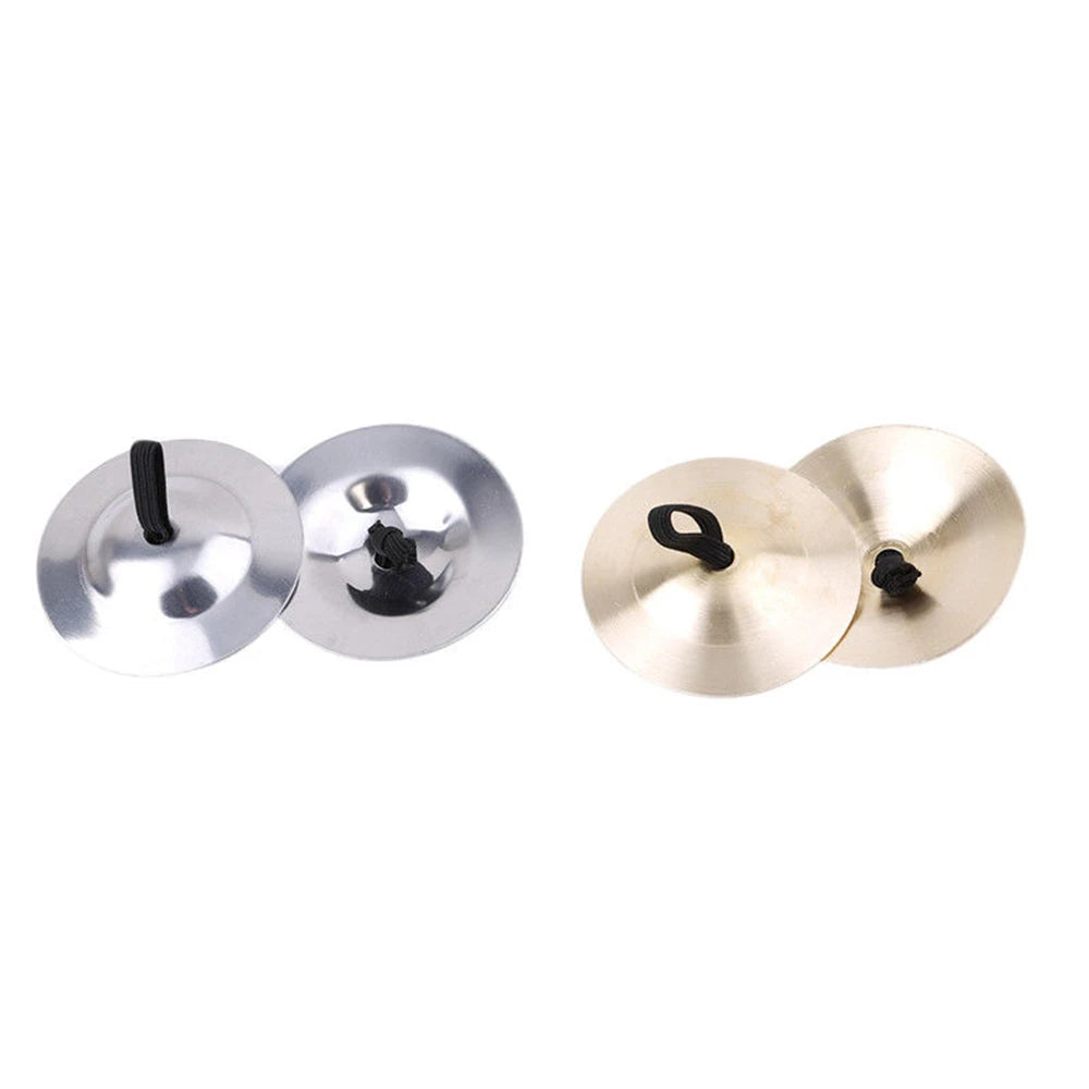 1 Pair Belly Iron Dance Finger Cymbal Brass Musical Instrument Dancing Music Equipment Accessories Percussion Instrument