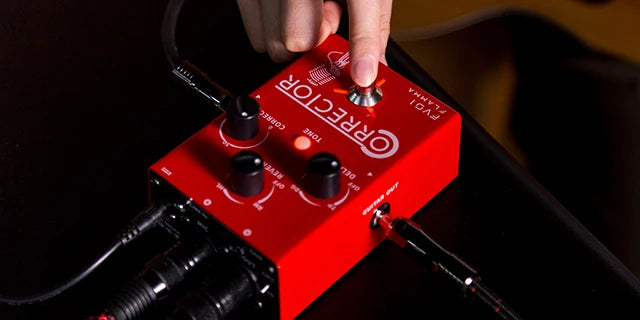 FLAMMA FV01 Vocal Effects Processor Pitch Correction with Delay Reverb Effects for Microphone Amplifier Stompbox Guitar