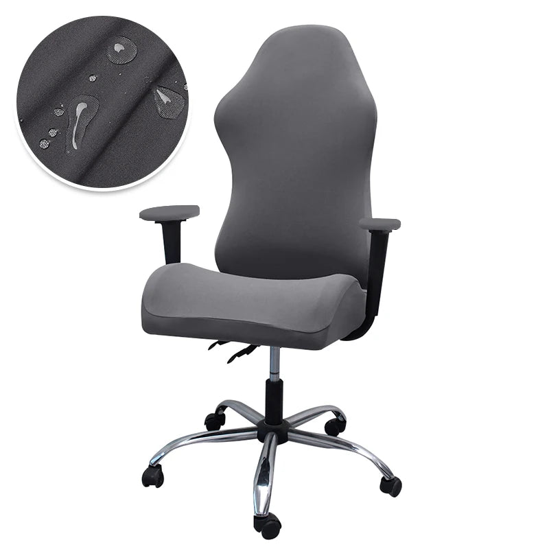 Ergonomic Office Computer Game Chair Slipcovers Stretchy Polyester Reclining Racing Gaming Chair Covers Waterproof Chair Covers