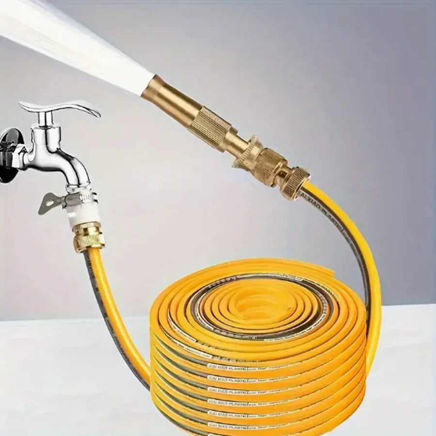 Spray Nozzle High Pressure Washer Shower Car Wash Water Gun Household Brush Car Watering Adjustable Nozzle Connector Hose Garden