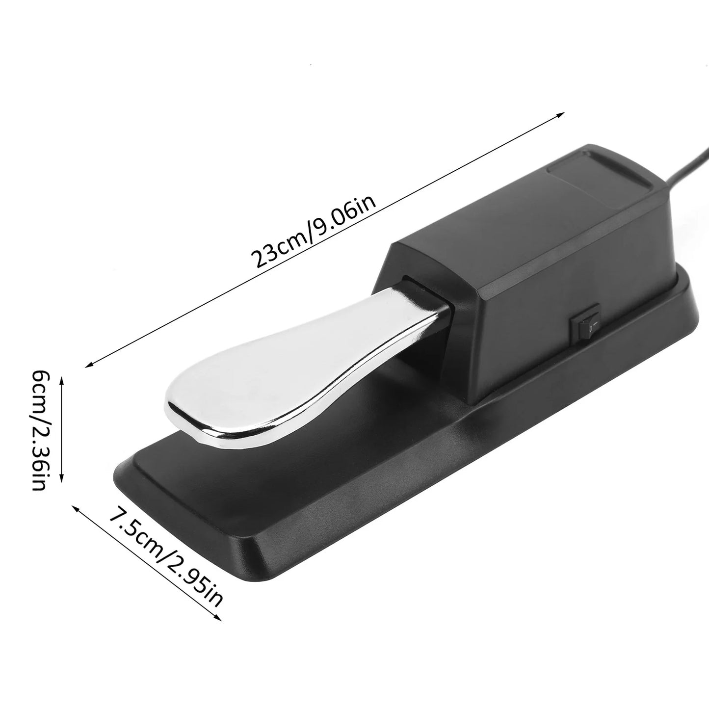 Digital Piano Pedal Sustain Pedal  Instrument Accessories for Electric Piano MIDI Keyboard Synthesizer