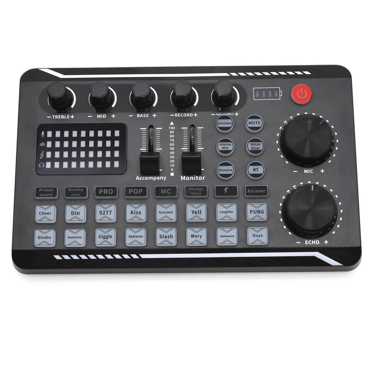 F998 Sound Card Microphone Sound Mixer Sound Card Audio Mixing Console Amplifier Live Music Mixer Amplifier Dj Equipment