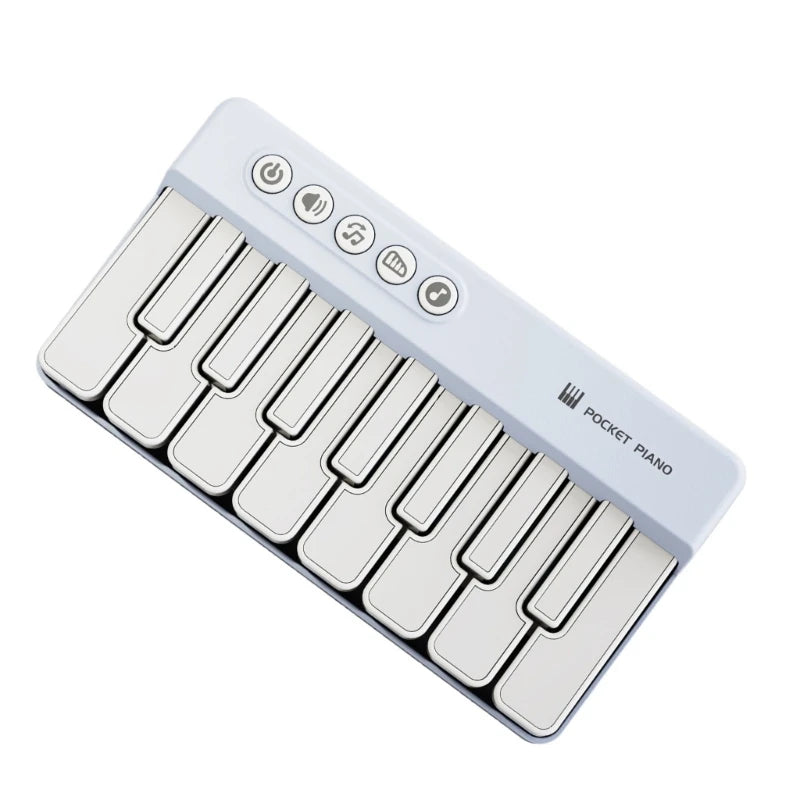 Musical Learning Toy Piano for Portable Design Enhances Creativity While Building Basic Music Knowledge with ABS Texture