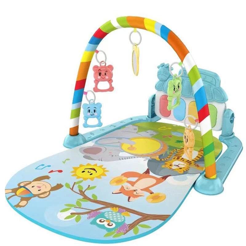 Newborns 0-1 years old baby piano pads stepping on piano games carpet toys baby music pedals piano fitness piano