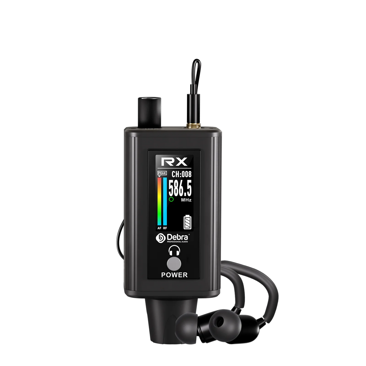 EMX-1 Wireless Monitoring System, Portable UHF Rechargeable Wireless System for Musical Instruments, Dynamic Wired Microphone