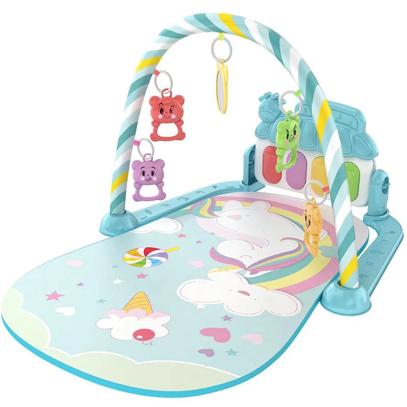 Newborns 0-1 years old baby piano pads stepping on piano games carpet toys baby music pedals piano fitness piano