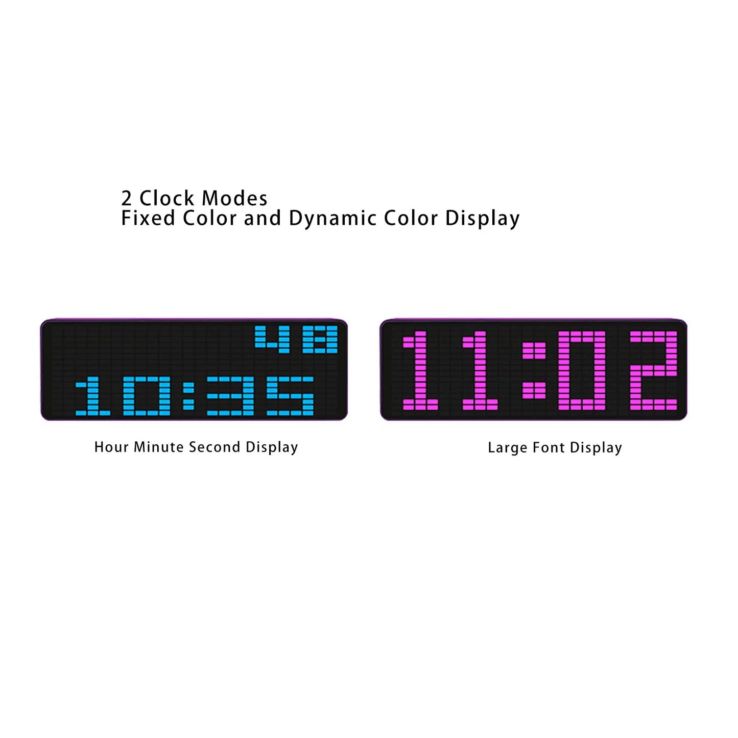 LED Music Spectrum Pickup Voice or Cable Control 5V USB 7 Color Modes 1624 Segments Music Rhythm Analyzer for Home Theater