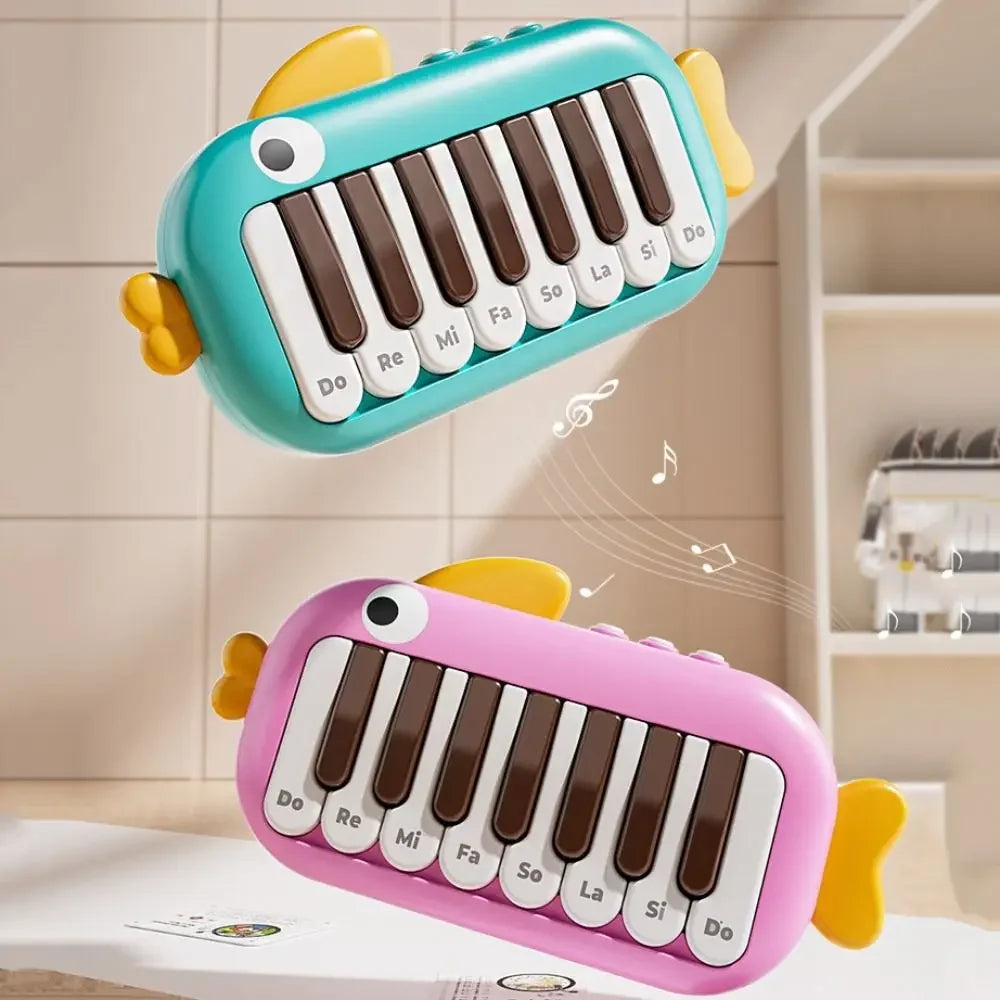 Baby Music instruments Montessori Electronic Multifunctional Music Pocket Piano Keyboard Toy Learning Educational Games for Kids