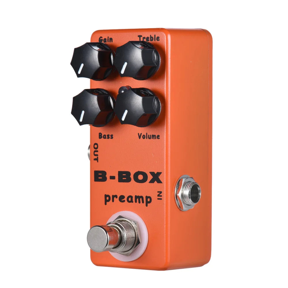 MOSKYAUDIO BB Preamp Guitar Effect Pedal B-Box Overdrive Preamp Electric Bass Guitarra Acoustic Guitar Effect Analog