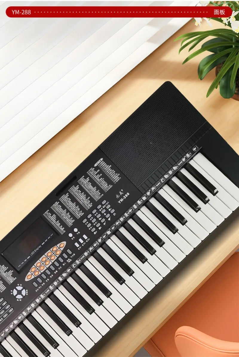 61 Key Electronic Piano Keyboard Introduction Learn Professional Electronic Piano Electric Musical Instrument Electronic Organ