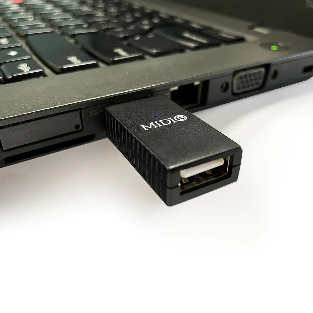 M-vave Wireless MIDI System Bluetooth MIDI Adapter 5-PIN DIN ,Instead of MIDI Cable for Piano Keyboard,Android,ios