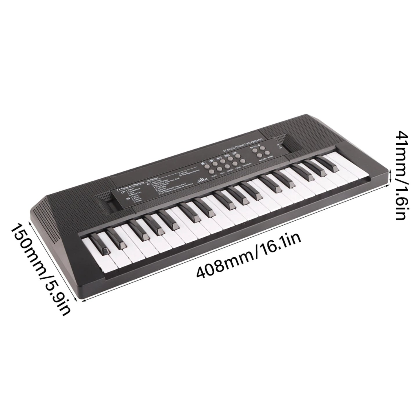 Electric Keyboard 37 Key Piano Children's Musical Instrument  Microphone Recording Function Electric Piano Electric Keyboard