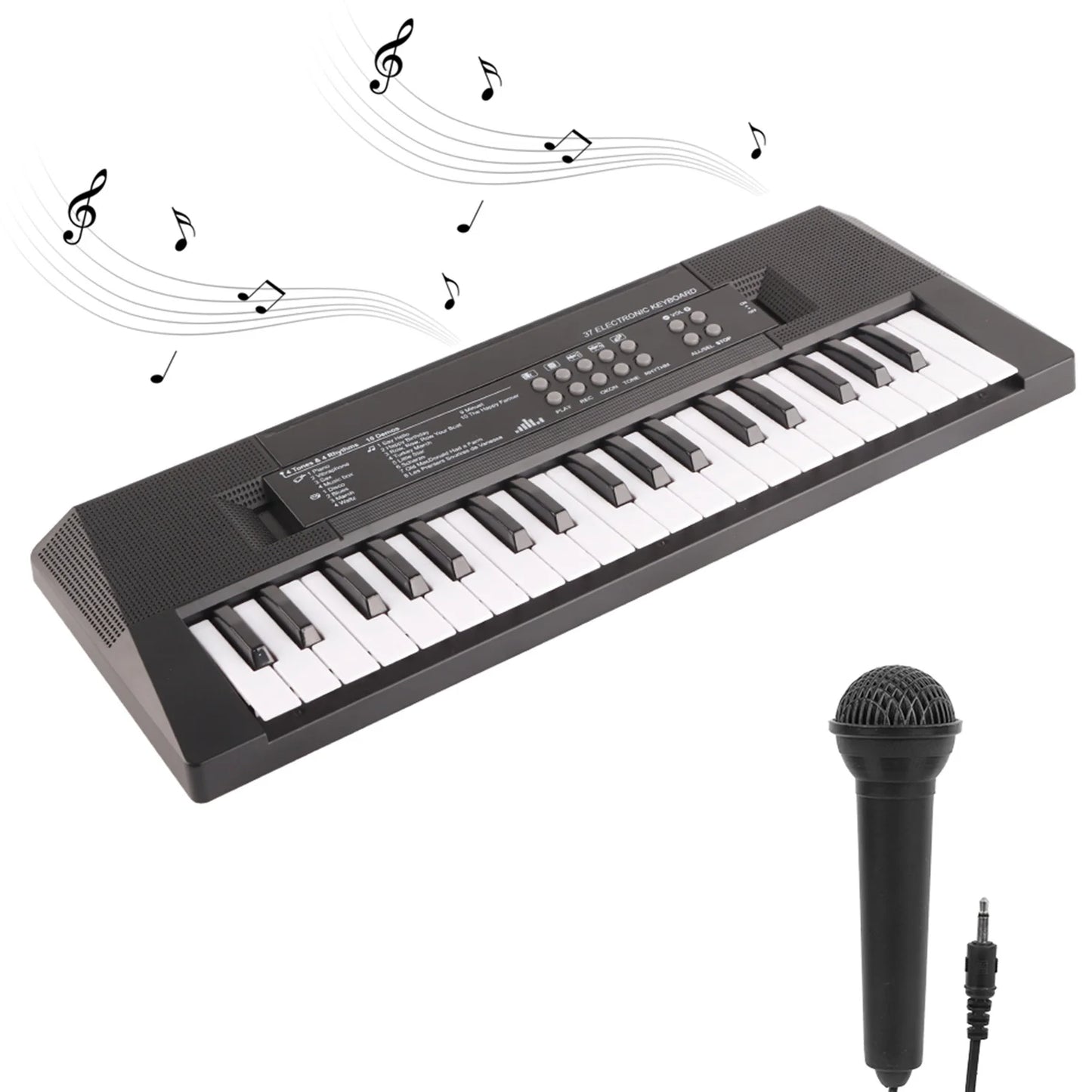 Electric Keyboard 37 Key Piano Children's Musical Instrument  Microphone Recording Function Electric Piano Electric Keyboard
