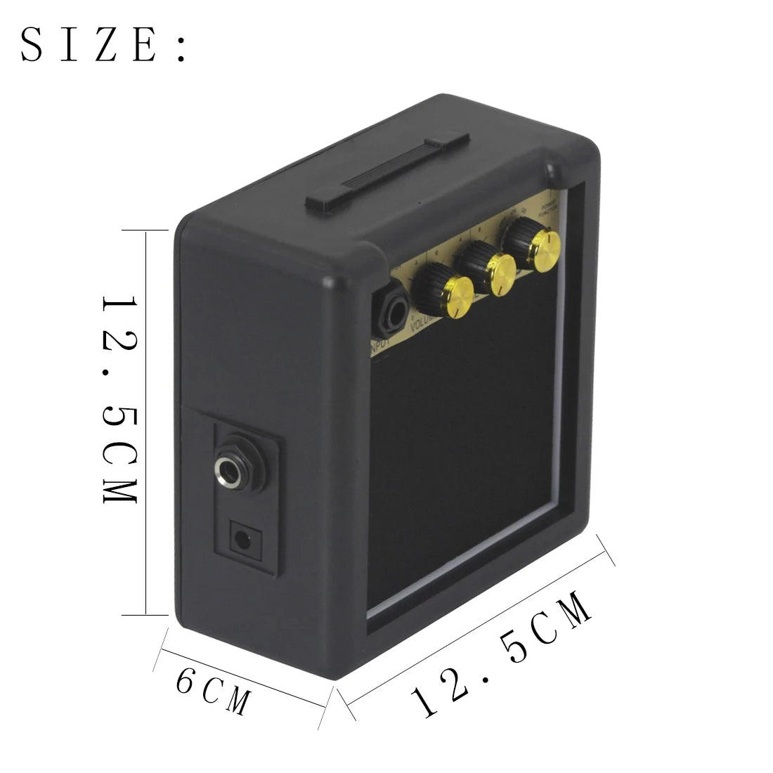 Electric Guitar Amplifier Metallic Material Lossless Sound Quality Portable Speaker Durable High-end Electric Guitar Accessories