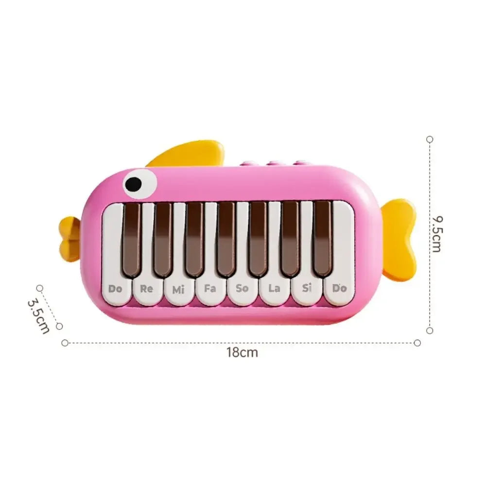 Baby Music instruments Montessori Electronic Multifunctional Music Pocket Piano Keyboard Toy Learning Educational Games for Kids