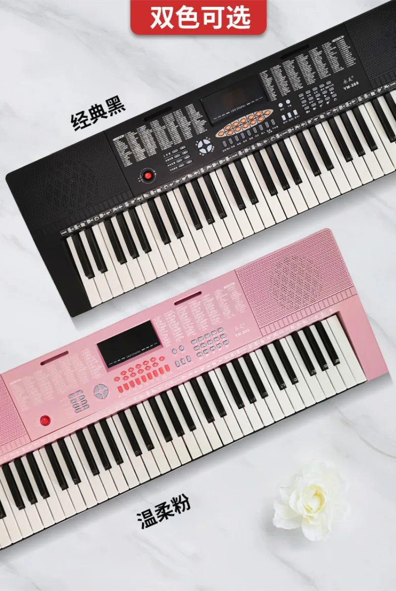 61 Key Electronic Piano Keyboard Introduction Learn Professional Electronic Piano Electric Musical Instrument Electronic Organ