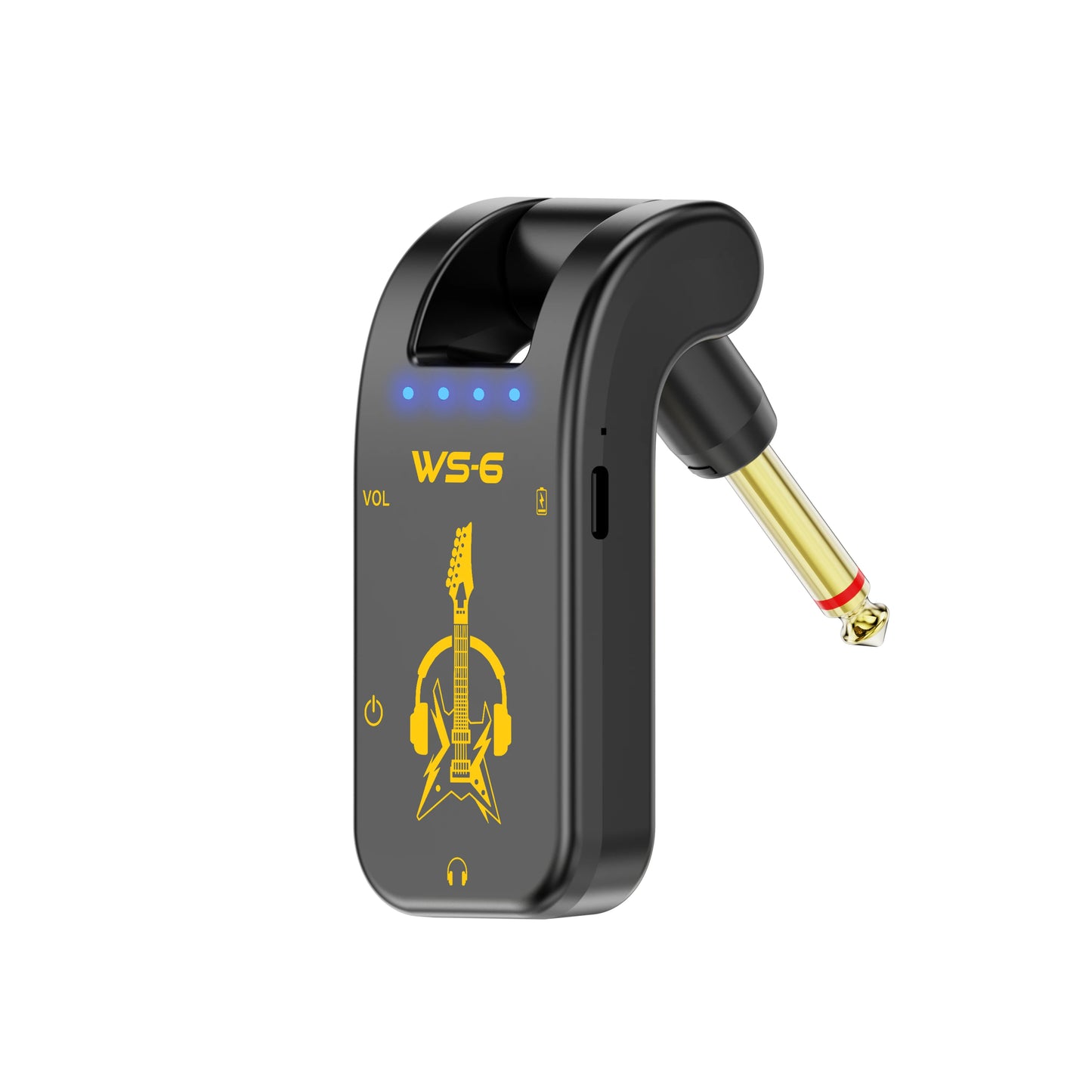 Guitar Mini Amplifier, Portable, Rotatable Audio Head, Rechargeable Battery for Guitar Practice