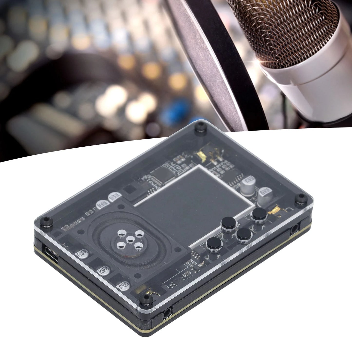 Theremin 70 Tones 20 Instrument Types Dynamic Screen Display Electronic Music Instrument with Type C Interface Type C Theremin