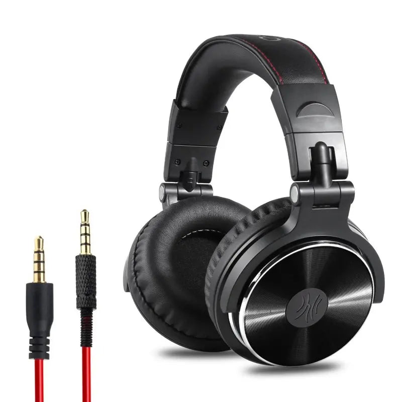 Professional Musical Instrument Monitor Headphones Wired Headset with 3.5mm & 6.5mm Audio Cables for Electrical Piano Guitar