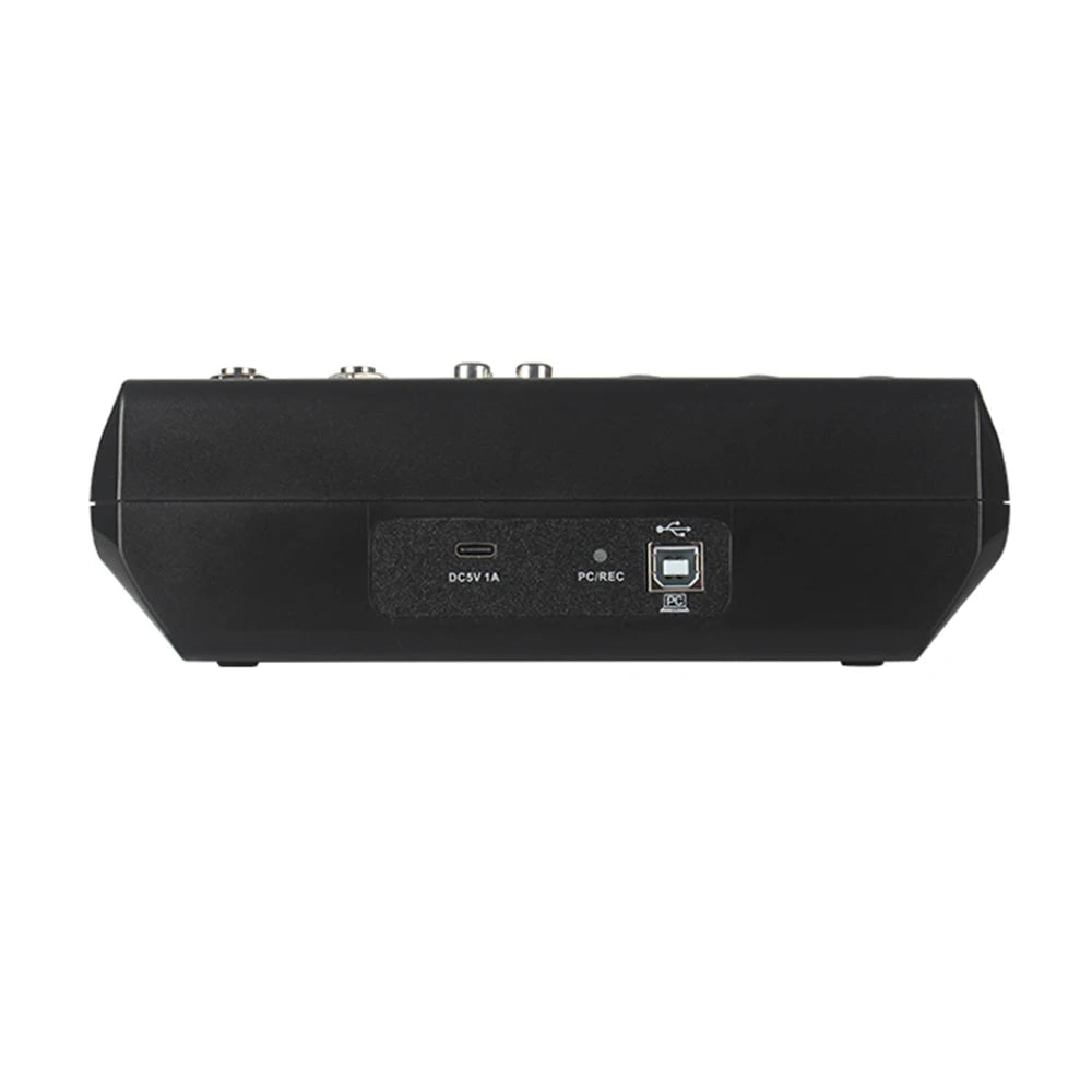 HD A4 A5 Sound Card Mixing Console Mixer Professional Audio 4 5 Channel Sound Mixer For Live Streaming DJ Audio Equipment