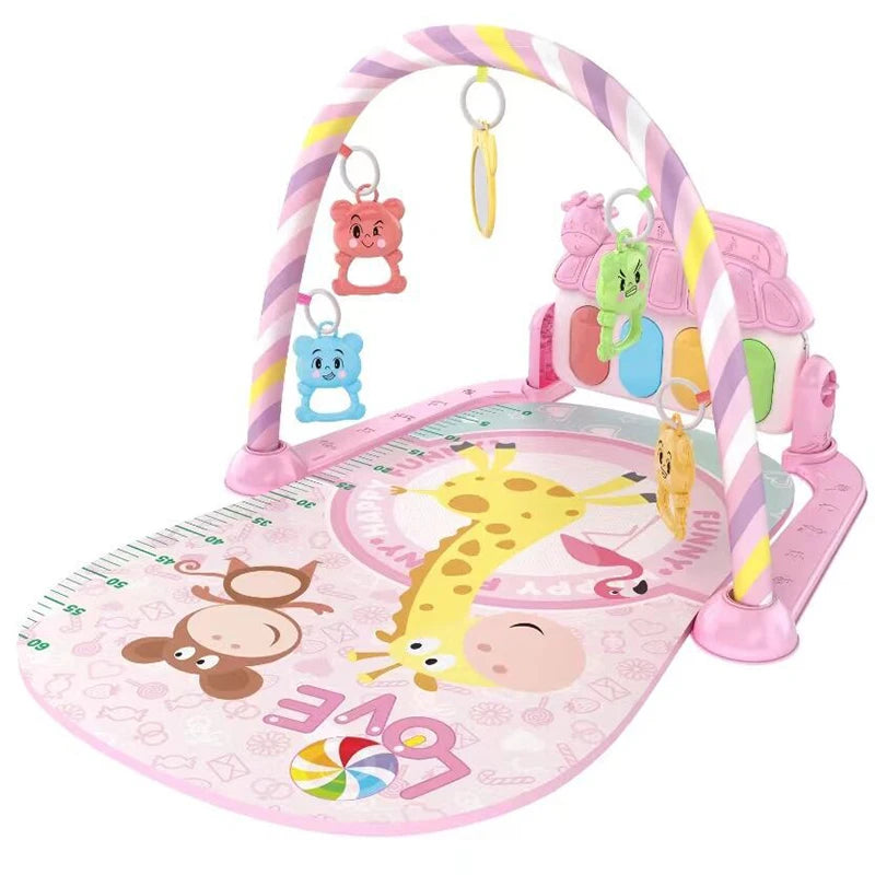 Newborns 0-1 years old baby piano pads stepping on piano games carpet toys baby music pedals piano fitness piano