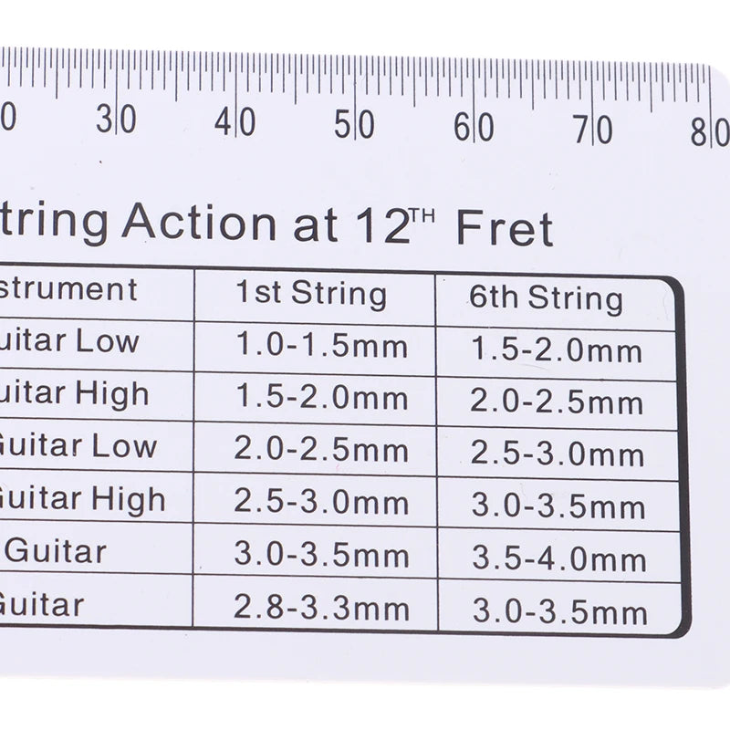 Guitar Accessories Gauge Ruler Electric Guitar Tool For String Instruments