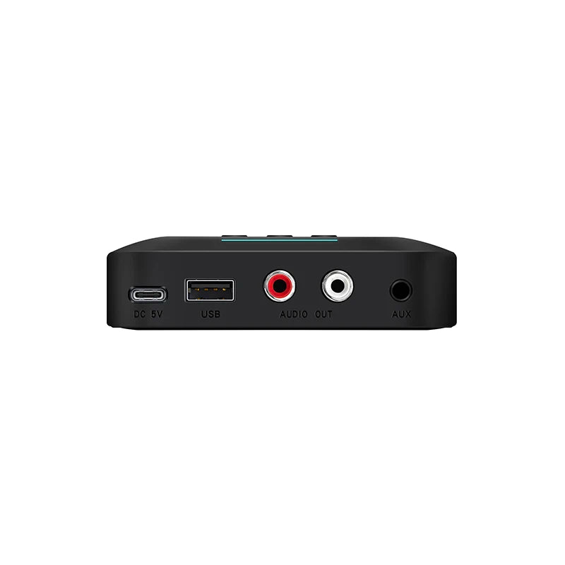 USB Bluetooth 5.3 Audio Receiver Adapter Wireless Stereo Music 3.5mm AUX R/L RCA Support U-Disk Playback For Desktop Speaker Amp