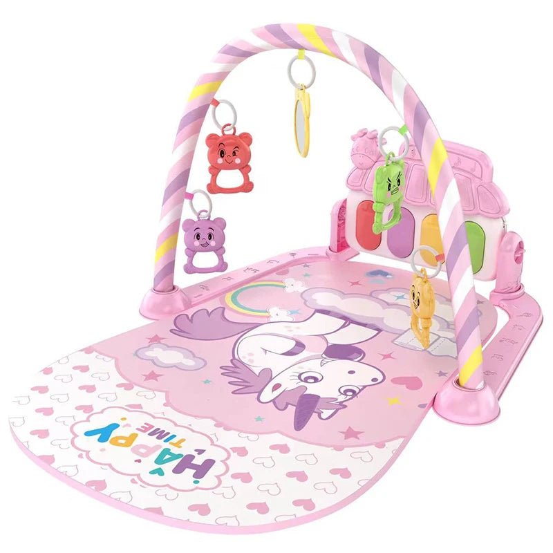 Newborns 0-1 years old baby piano pads stepping on piano games carpet toys baby music pedals piano fitness piano