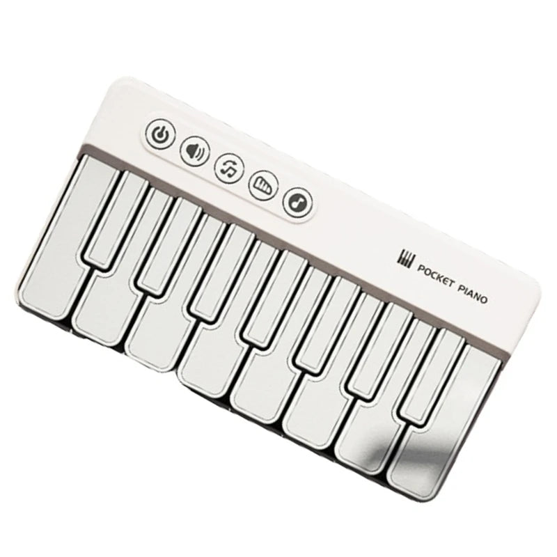 Musical Learning Toy Piano for Portable Design Enhances Creativity While Building Basic Music Knowledge with ABS Texture