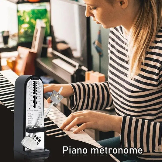 Guitar Piano Metronome Adjustable Musical Instrument Mechanical Metronome Practicing Performing Musical Instrument Aid With