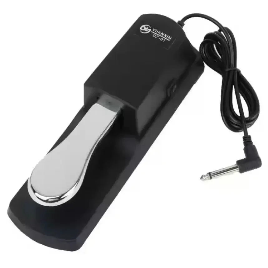 Piano sustain pedal, three foot electronic piano synthesizer, MIDI keyboard, foot pedal accessories