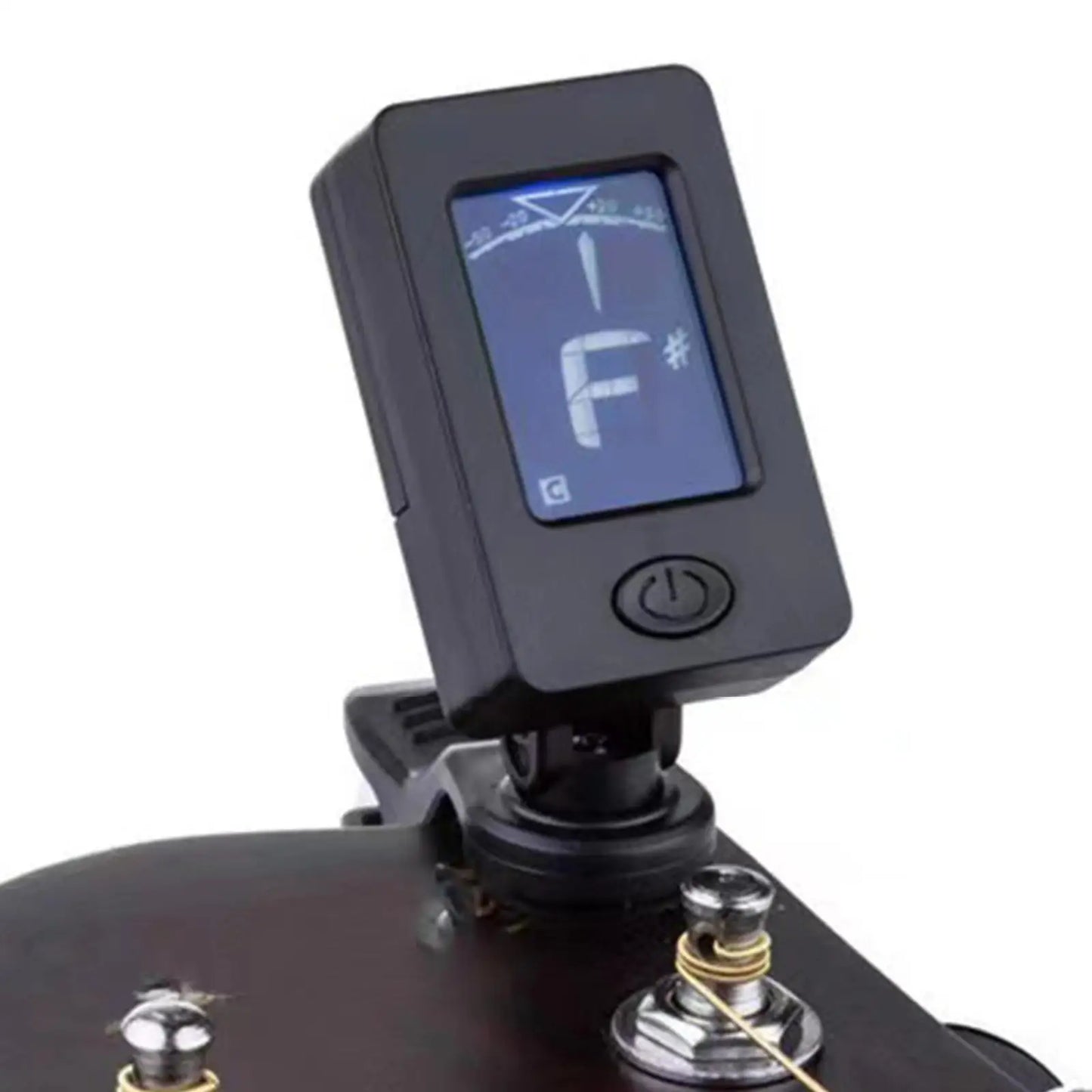 Professional Clip-On 360 Degree Acoustic Guitar Tuner LCD Screen Electric Digital Tuner For Acoustic Guitar Ukulele Accessories