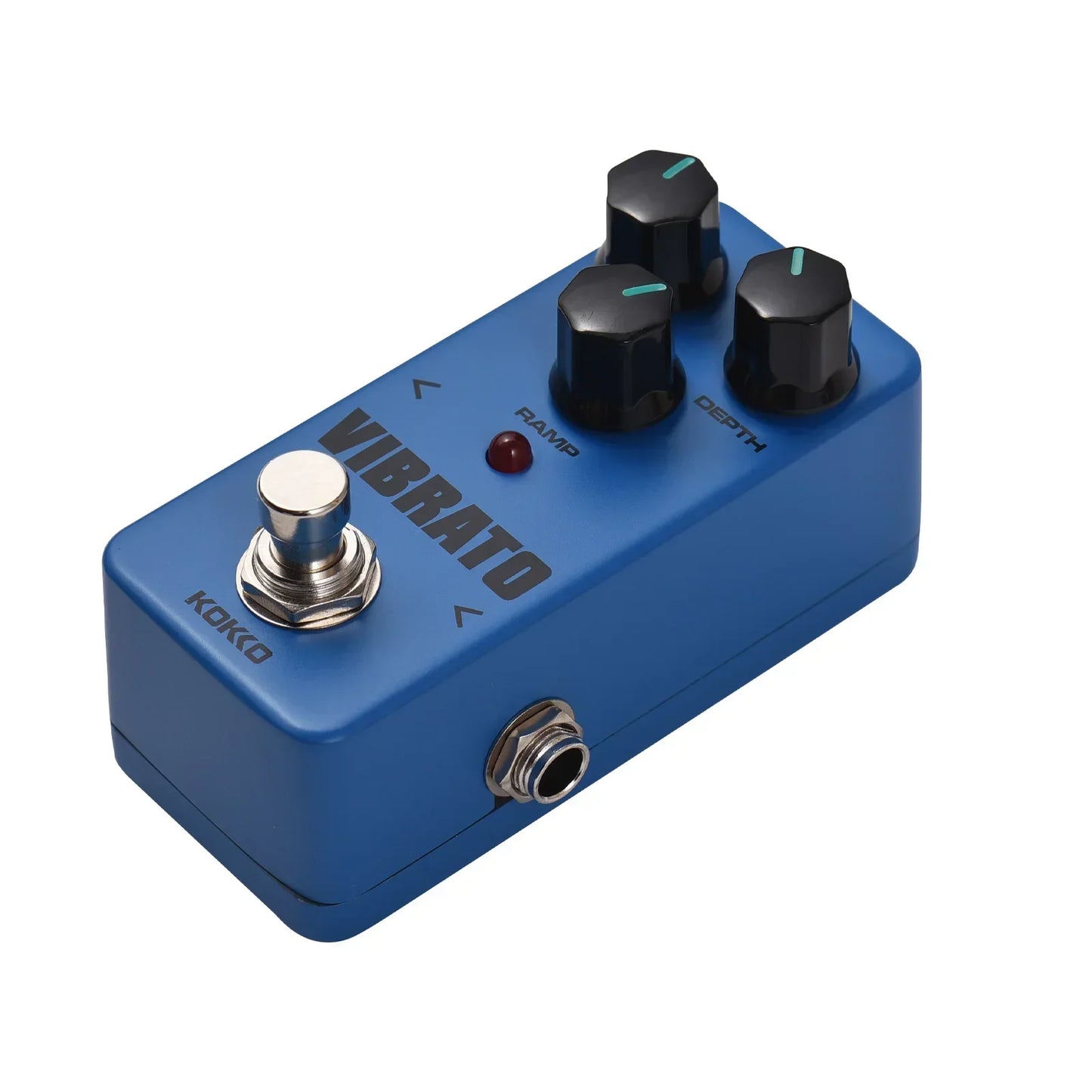 KOKKO FVB2 Vibrato/Tremolo Guitar Effect Pedal – True Bypass, Analog Modulation Stompbox for Electric Guitar Effect Pedal