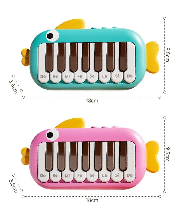 Baby Music instruments Montessori Electronic Multifunctional Music Pocket Piano Keyboard Toy Learning Educational Games for Kids