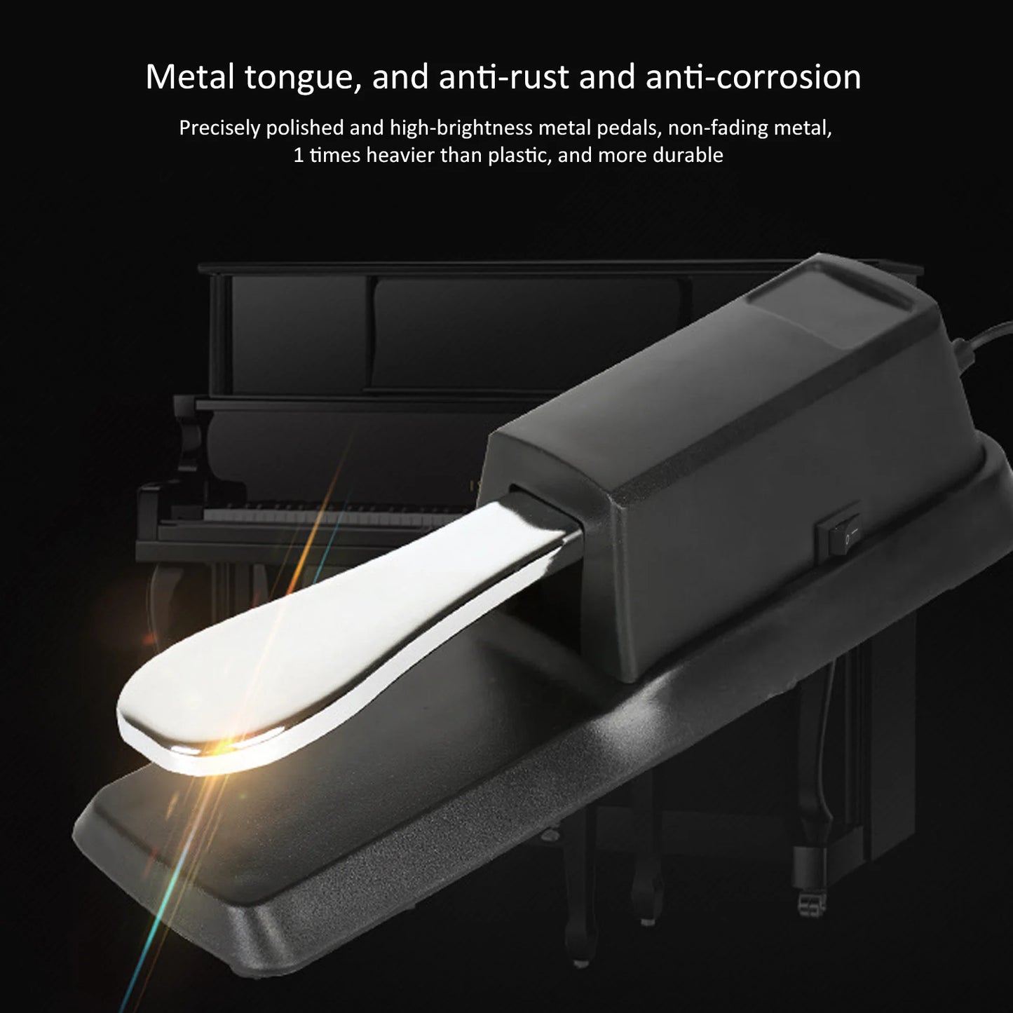 Digital Piano Pedal Sustain Pedal  Instrument Accessories for Electric Piano MIDI Keyboard Synthesizer