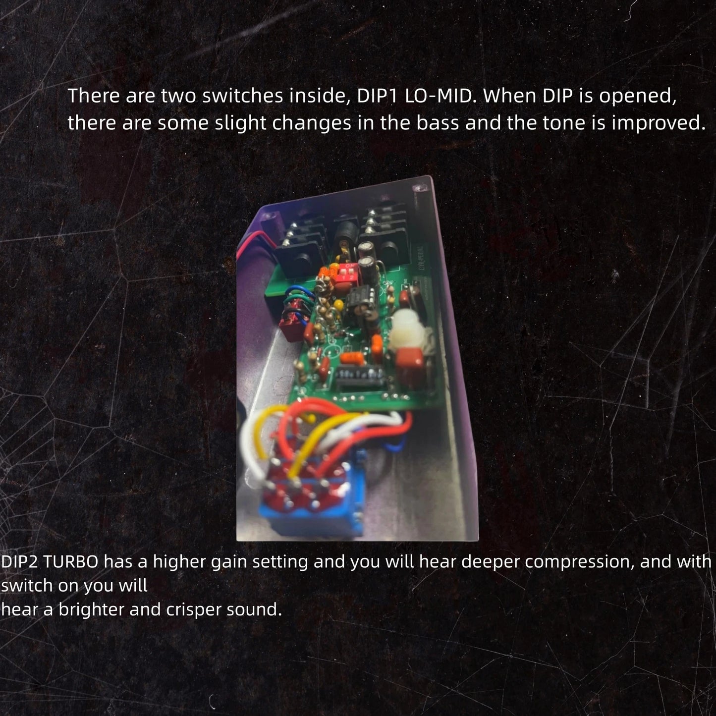 guitar pedal stompbox   overload Prince of tone