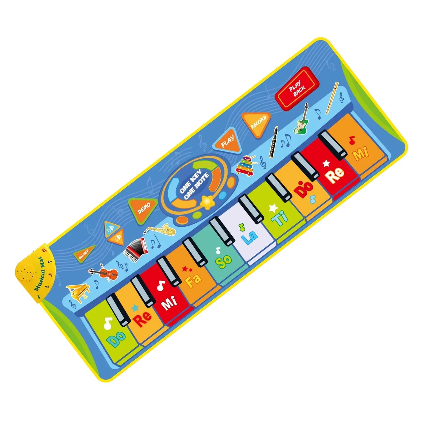 Kids Musical Piano Mat with 8 Animal Sounds Toddlers Floor Keyboard Dance Mat Baby Mat Musical Carpet Educational Toy Kids Gifts