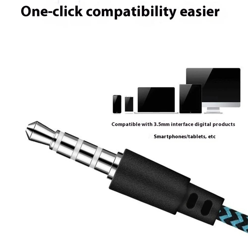 Wired In-ear Earphone In Ear Noise Cancellation Ergonomic Design Stereo Sports Music Headphones For Mobile Phone Everyday Use