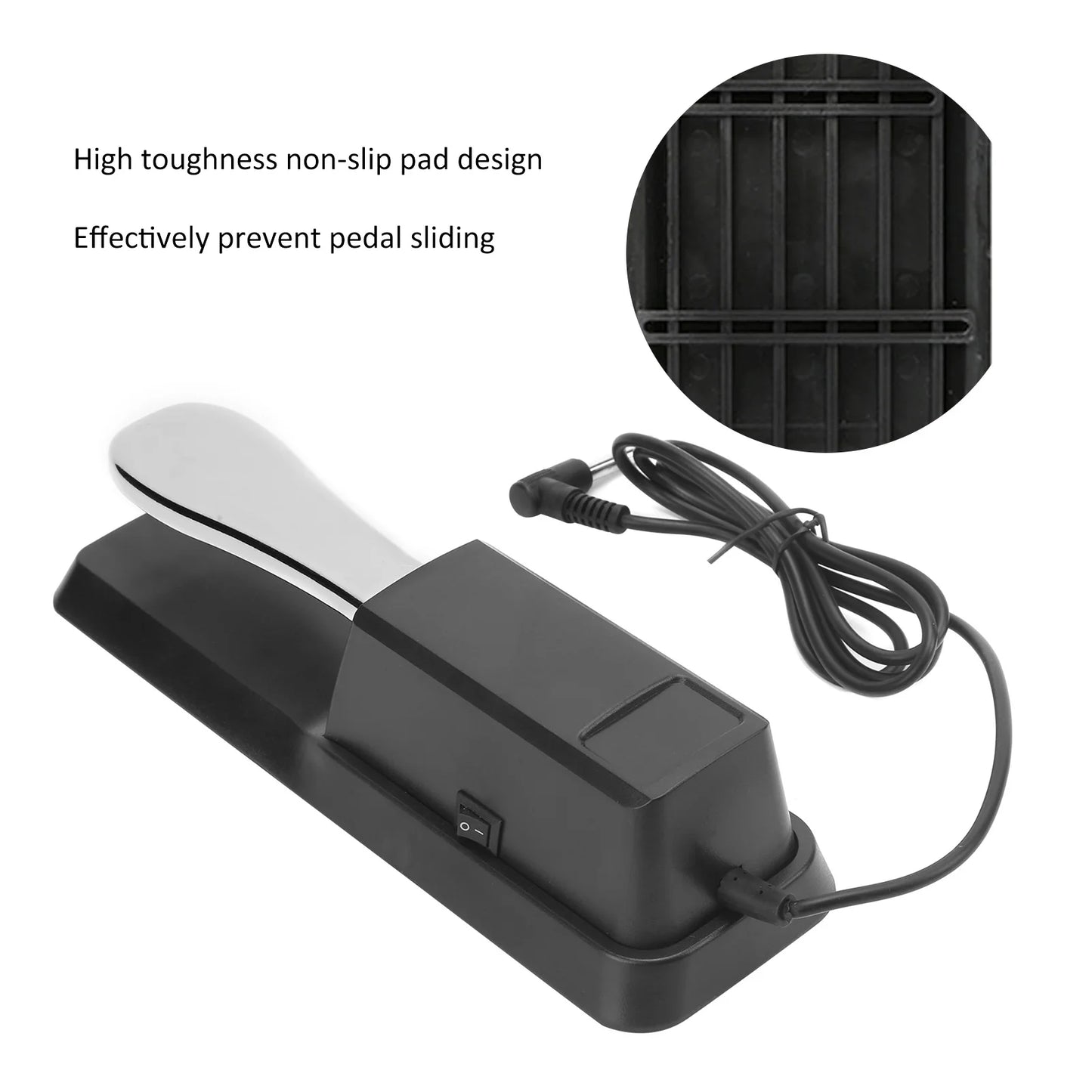 Digital Piano Pedal Sustain Pedal  Instrument Accessories for Electric Piano MIDI Keyboard Synthesizer