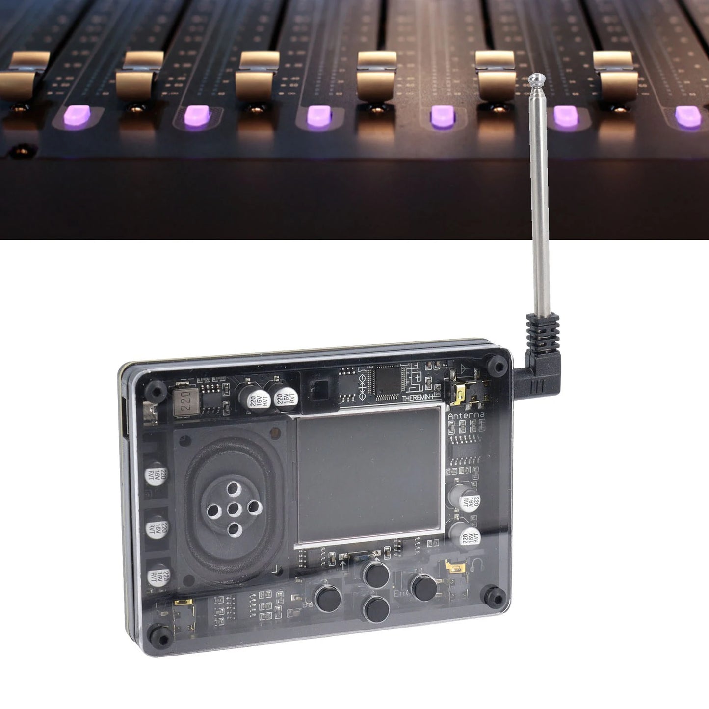 Theremin 70 Tones 20 Instrument Types Dynamic Screen Display Electronic Music Instrument with Type C Interface Type C Theremin