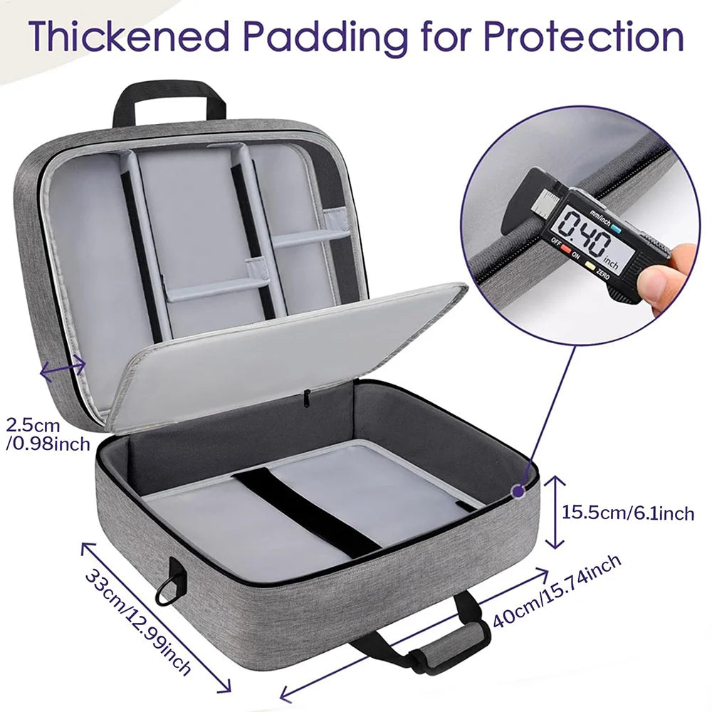 Audio Mixer Bag Large Recording Equipment Bag with Adjustable Storage Sound DJ Mixer Protective Bag Compact Audio DJ Mixer Case