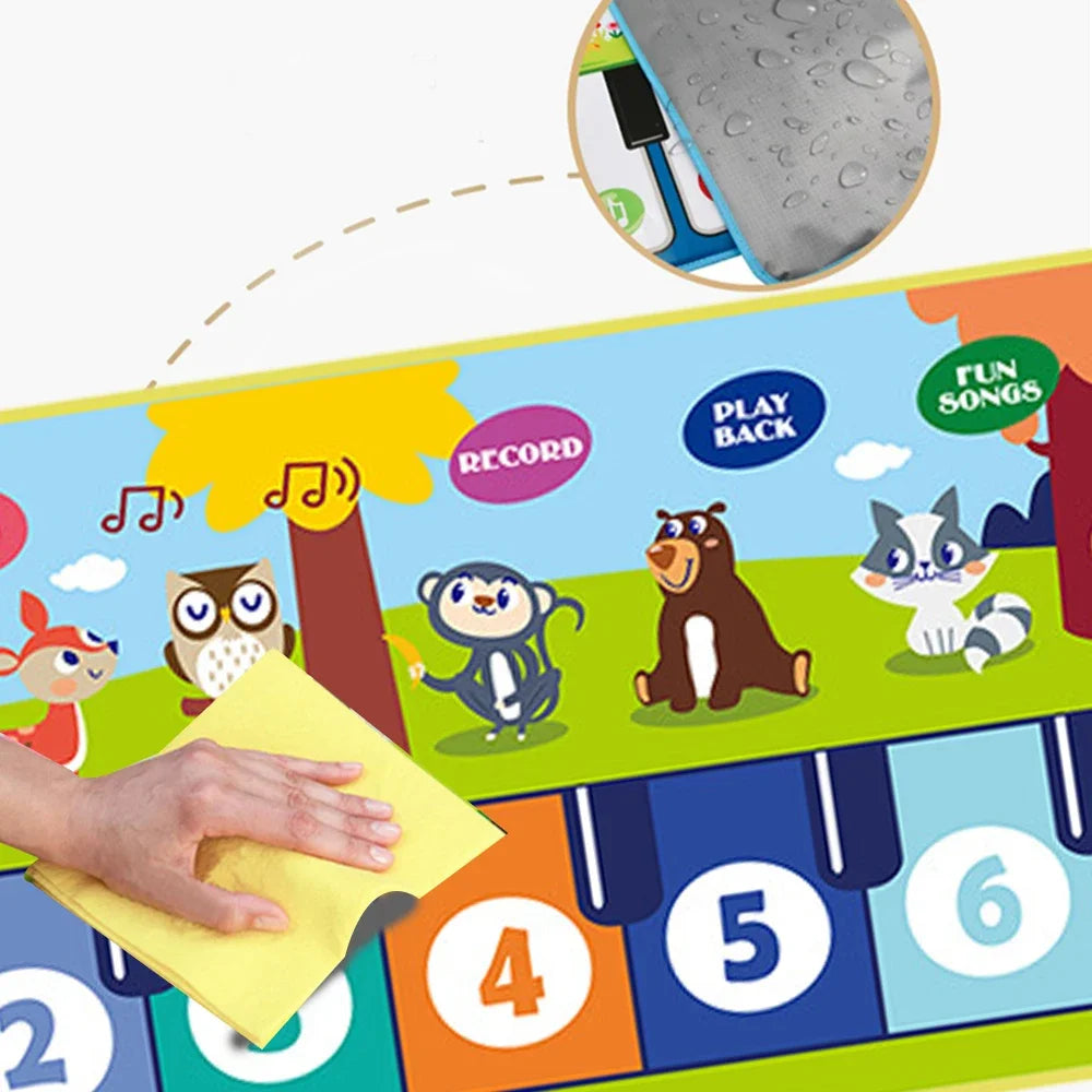 Piano Mat for Kids Kids Toddlers Floor Keyboard Dance Mat Baby Fitness Play Musical Carpet Music Instrument Toys Girl Boy Gift