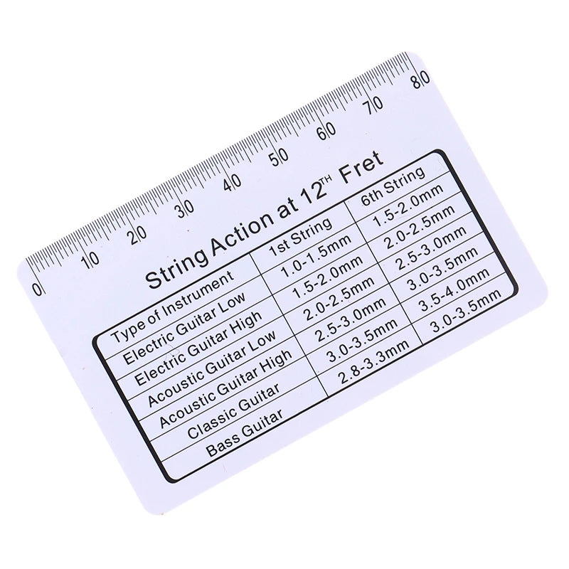 Guitar Accessories Gauge Ruler Electric Guitar Tool For String Instruments