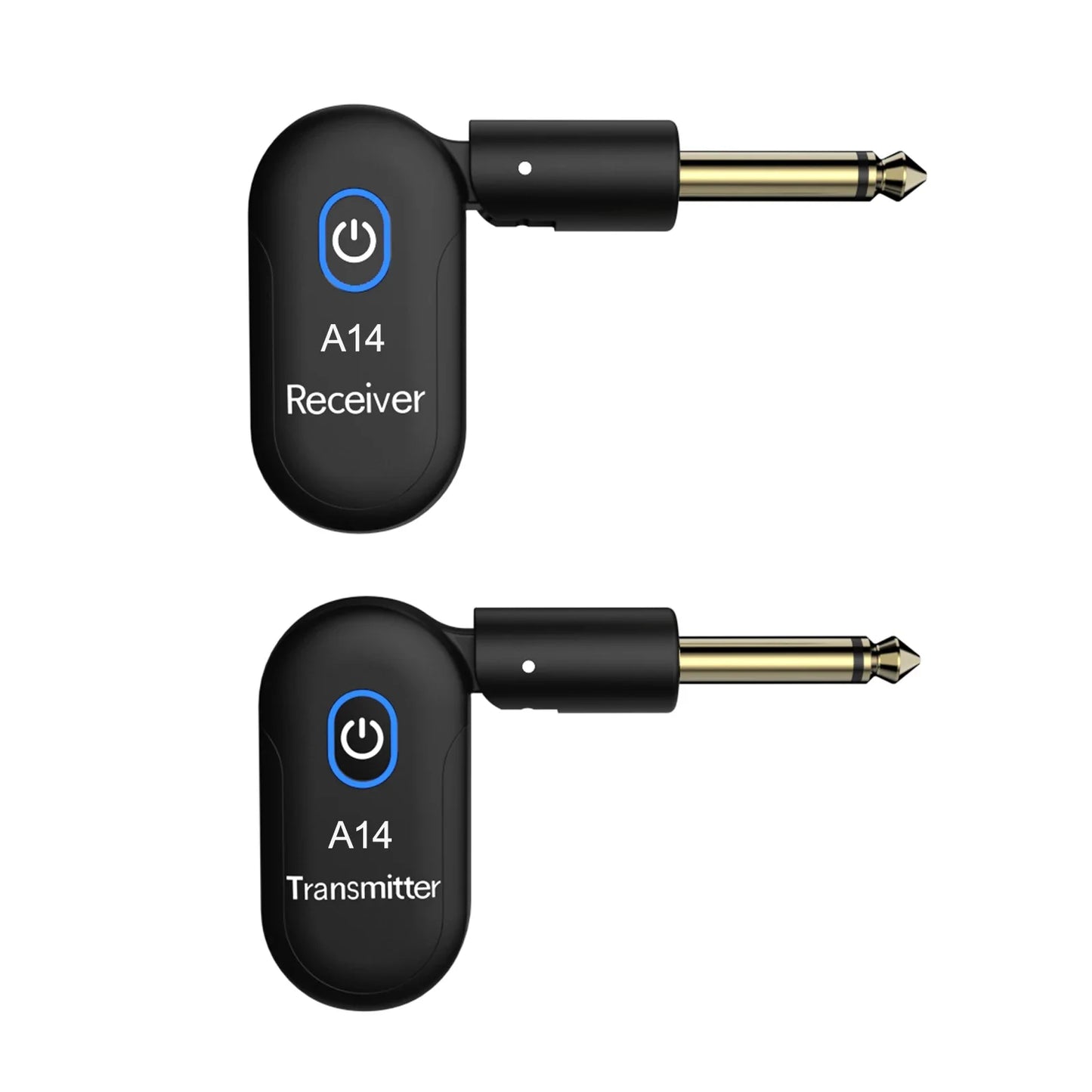 Guitar Wireless System Transmitter Receiver Built-in 2.4G Rechargeable Wireless Guitar Transmitter for Electric Guitar Amplifier
