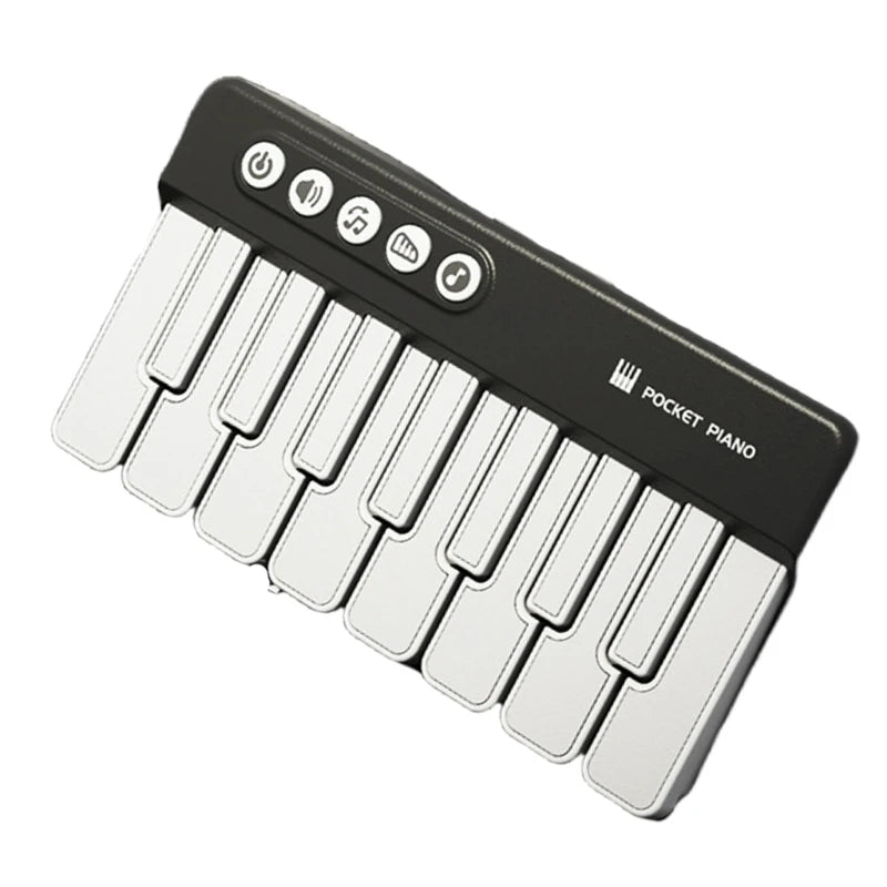 Musical Learning Toy Piano for Portable Design Enhances Creativity While Building Basic Music Knowledge with ABS Texture